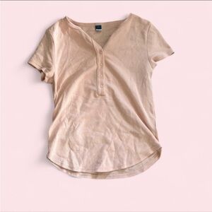 Old Navy Light Pink Short Sleeve Tee